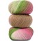 Double Helix by Living Dreams Yarn. Soft, Colorful Wool Yarn for Crochet, Knitting, Weaving. Self-Striping Sport Weight Yarn, 3 Pack, 150g